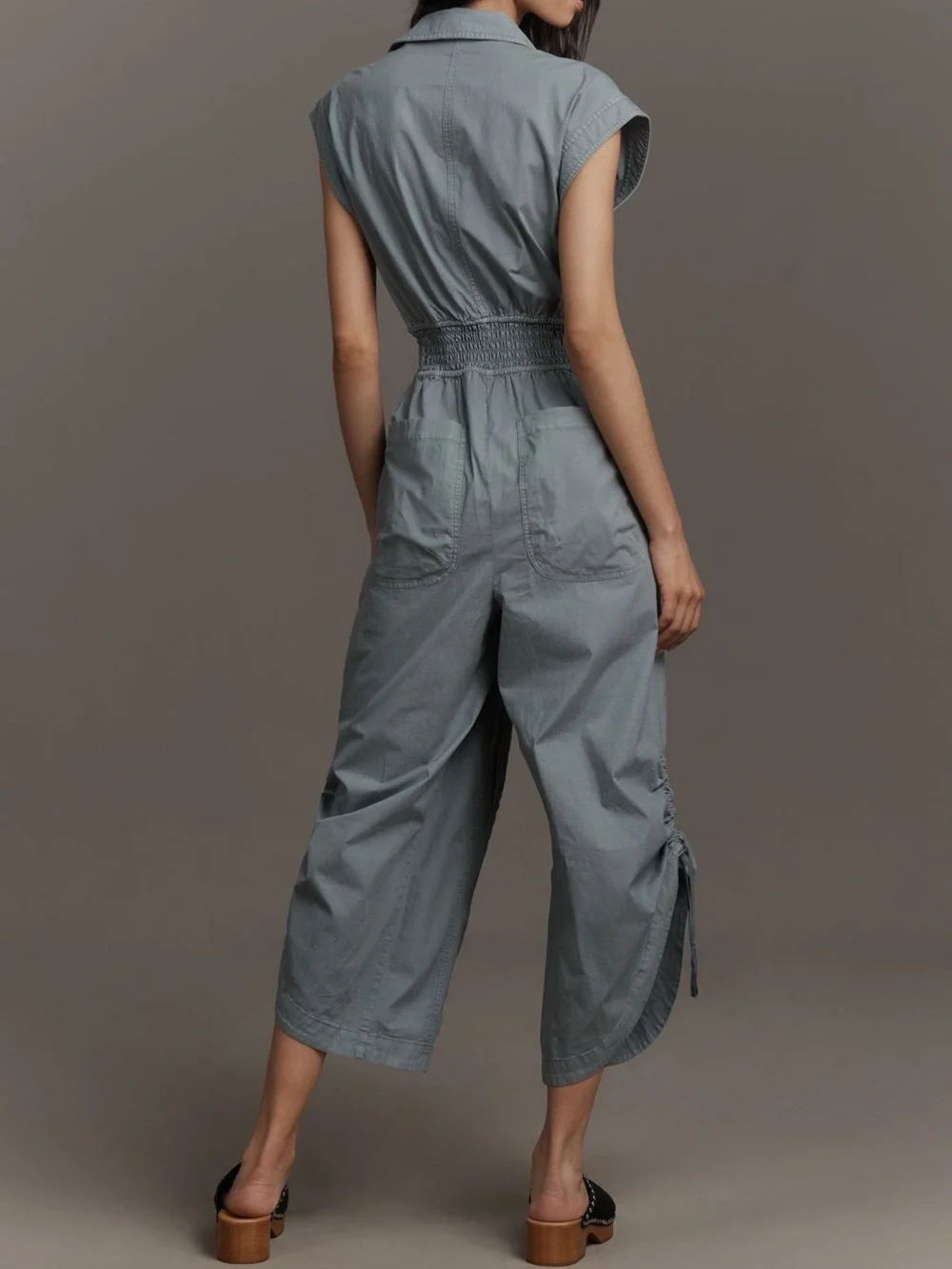 By Anthropologie Ripstop Parachute Jumpsuit - Picture 2 of 8